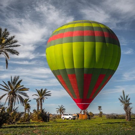 Montgolfière au-dessus de Marrakech