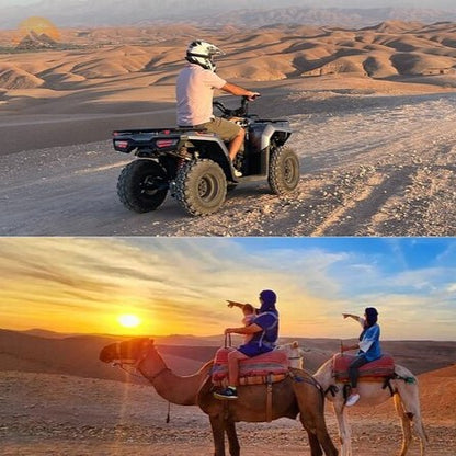 Expérience Agafay : Quad, Dromadaire & Soirée Berbère