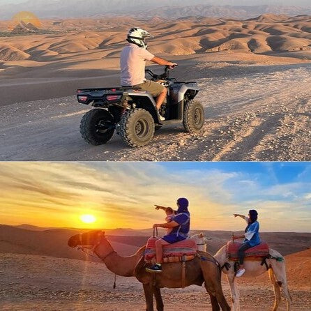 Expérience Agafay : Quad, Dromadaire & Soirée Berbère