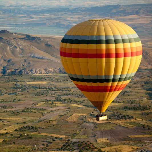 Montgolfière au-dessus de Marrakech